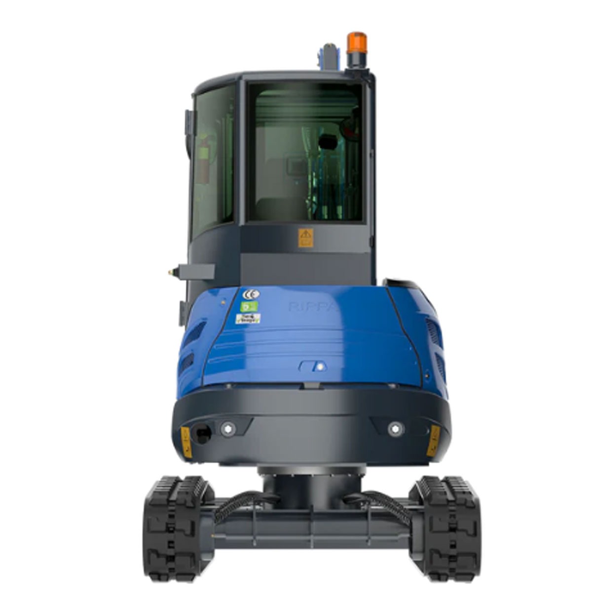 Arrière mini-pelle 2.5T avec cabine RIPPA