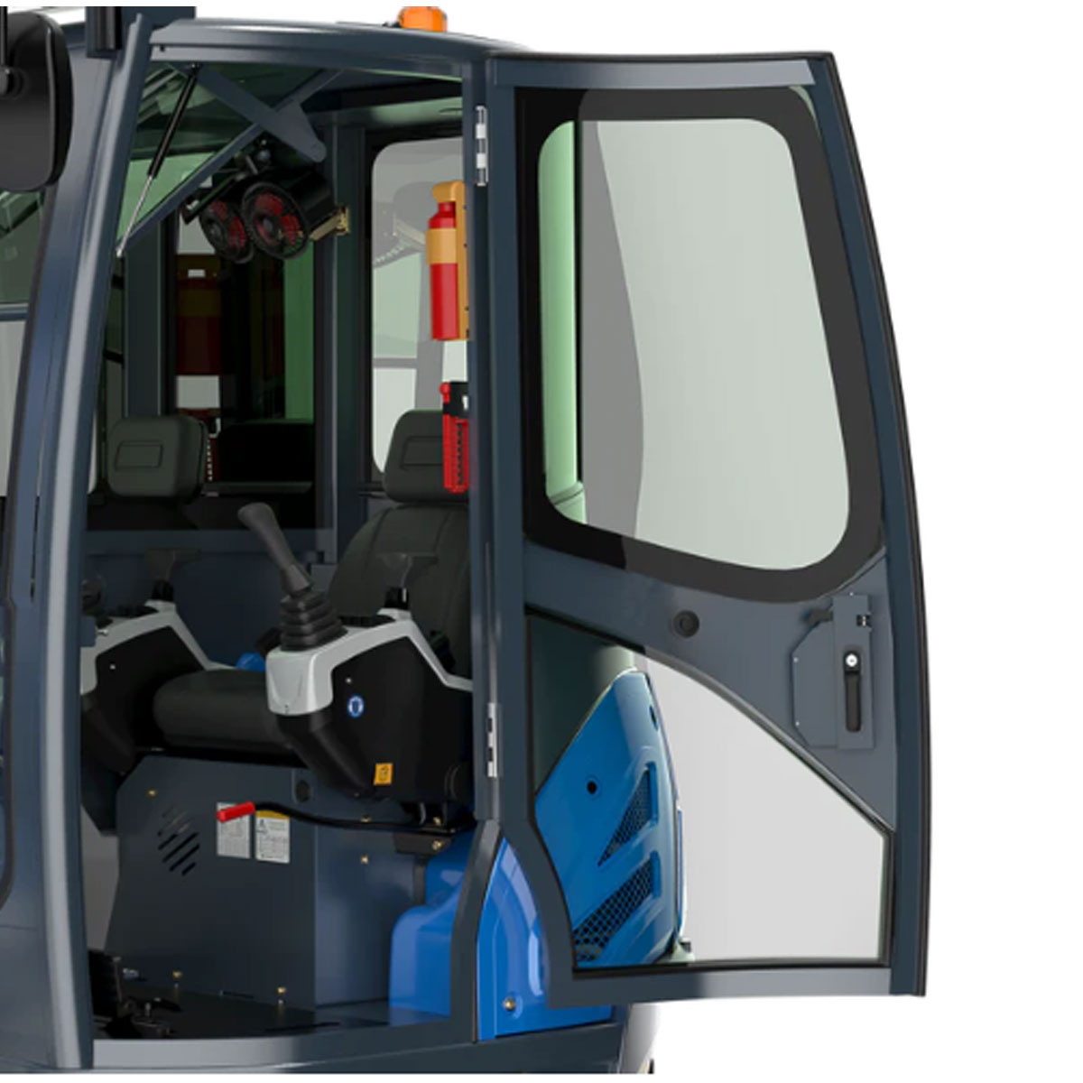 Cabine mini-pelle RIPPA R22 PRO intérieur
