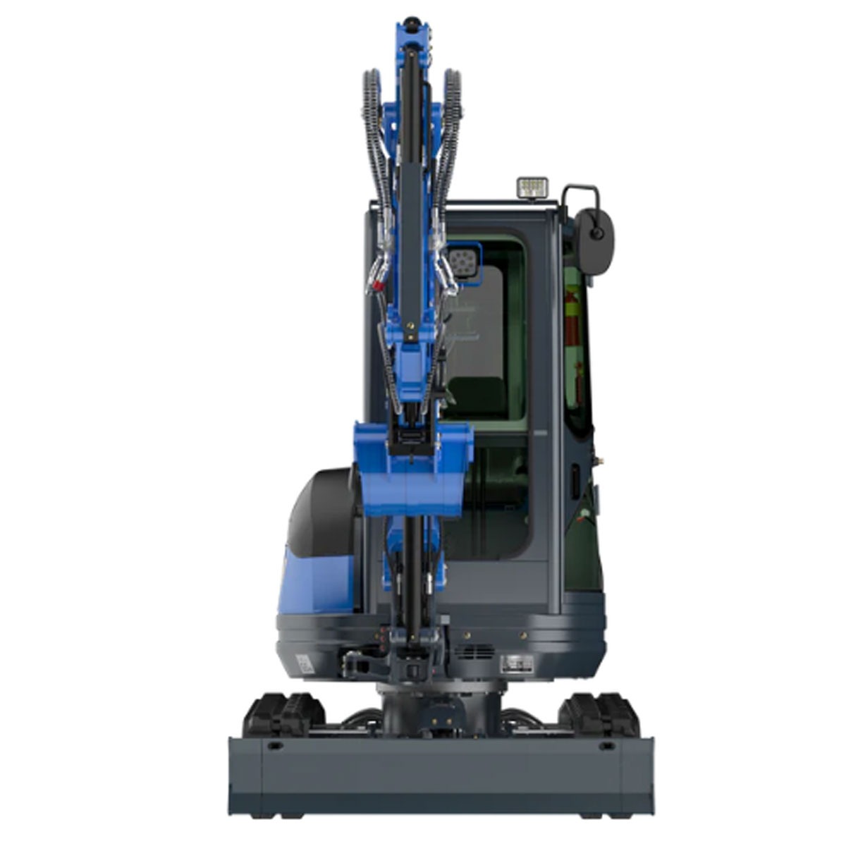 Vue avant mini-pelle RIPPA R22 PRO