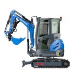 Mini-pelle 2.5T avec cabine RIPPA R22 PRO vue de profil