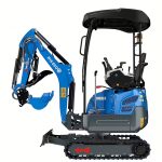 Mini-pelle RIPPA R15 vue de profil gauche