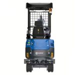 Mini-pelle RIPPA R15 vue arrière avec canopy