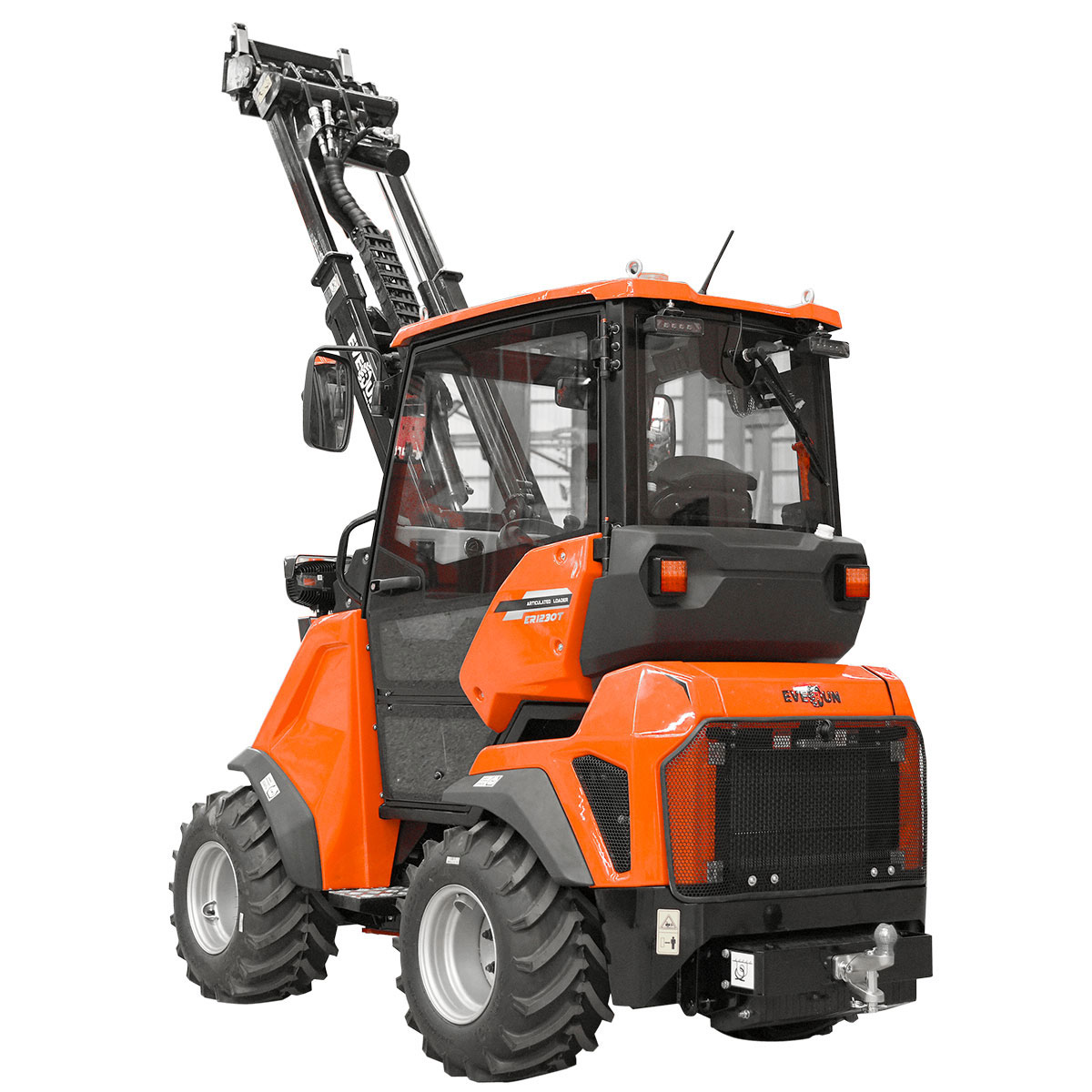 Chargeuse télescopique compacte EVERUN ERW1230T-C avec bras télescopique levé
