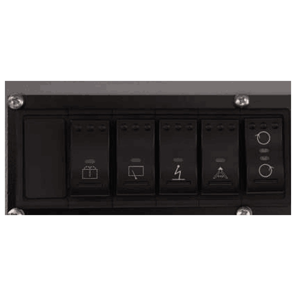 Panneau de commandes avec interrupteurs de la chargeuse EVERUN ERW1230T-C