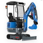 Mini-pelle R10-6 Kubota vue avant 3/4