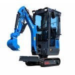 Mini-pelle R10-6 Kubota cabine vue avant 3/4