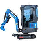 Mini-pelle R10-6 Kubota cabine vue de profil
