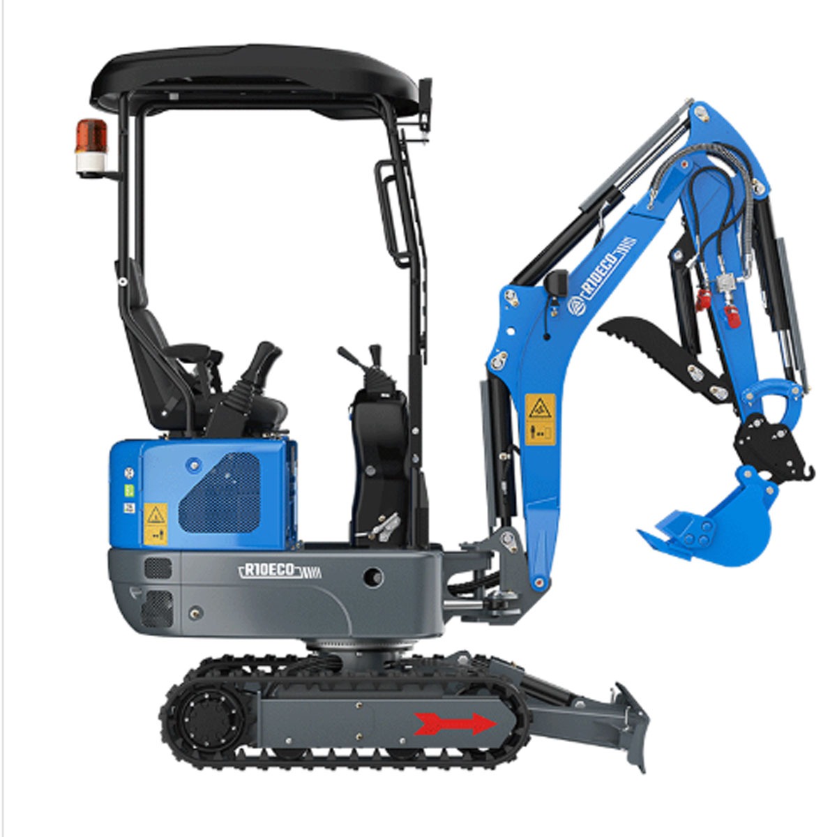 Mini-pelle R10-6 Kubota vue de profil