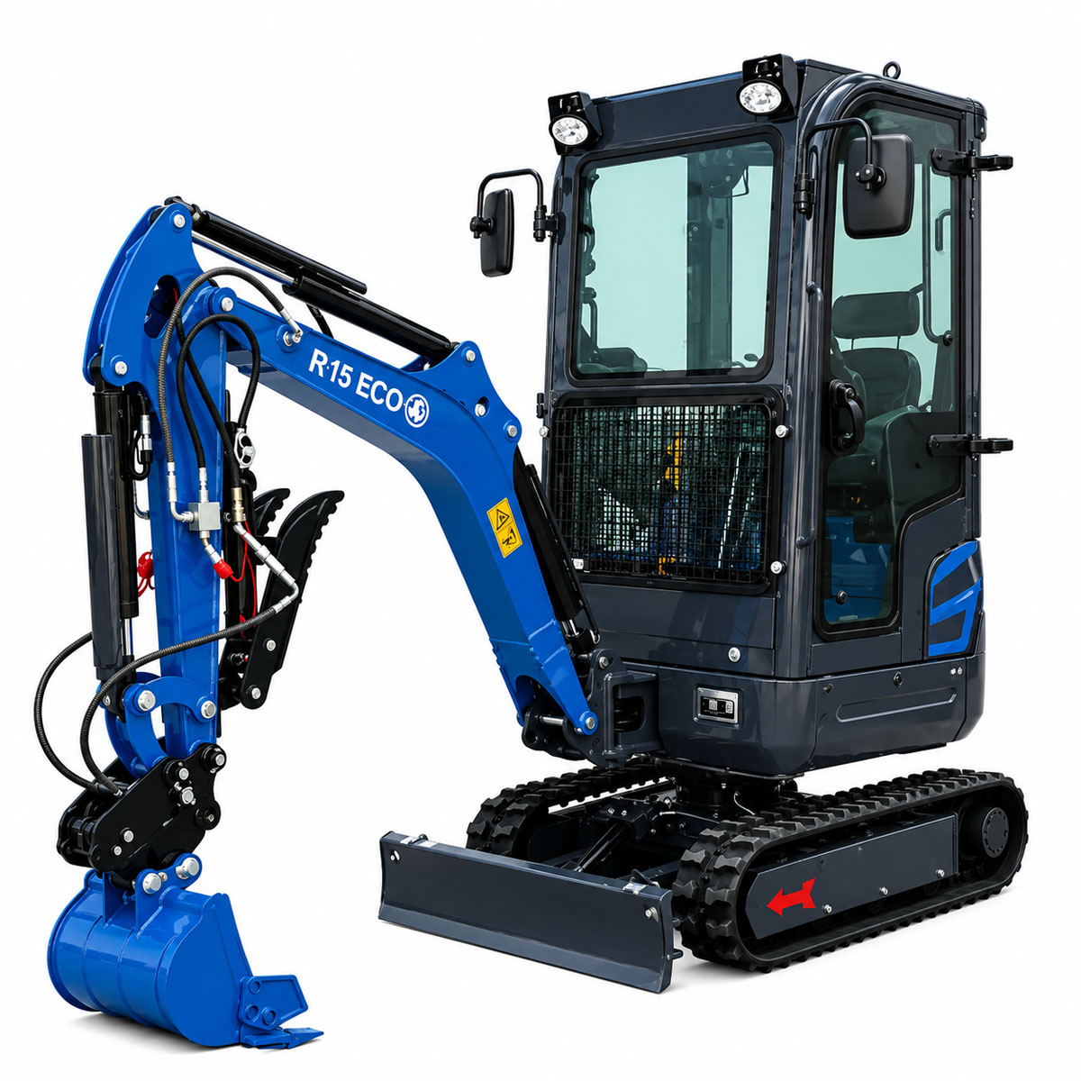 Mini-pelle RIPPA R15-5 cabine compacte