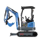 Mini-pelle R18-5 PRO Kubota vue de profil