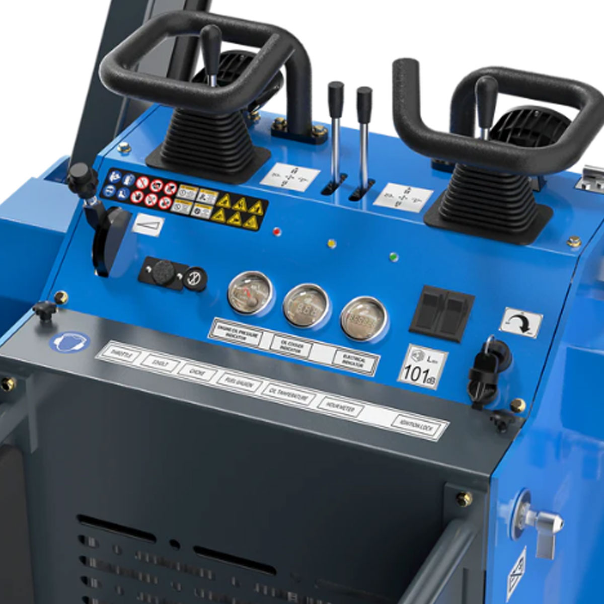 Tableau de commandes de la mini chargeuse compacte RIPPA RS04