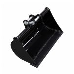 Godet de curage 60 cm pour minipelle RIPPA à fond plat en vue 3/4