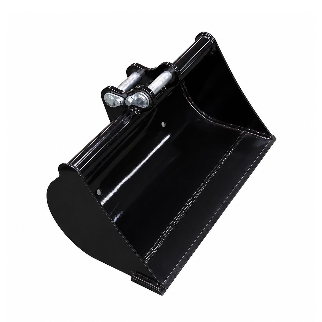 Godet de curage 60 cm pour minipelle RIPPA à fond plat en vue 3/4