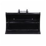 Godet de curage 60 cm pour minipelle RIPPA à fond plat en vue de face