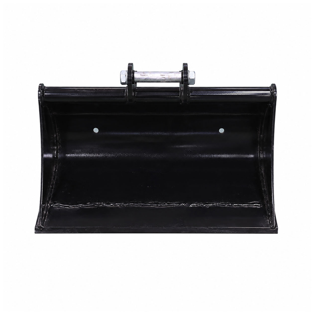Godet de curage 60 cm pour minipelle RIPPA à fond plat en vue de face