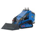 Mini chargeuse compacte RIPPA RS06 sur chenilles avec godet en vue avant