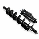 Tarière hydraulique 100 x 30 cm pour minipelle RIPPA R18 R22 et R32 avec mèche de forage