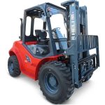 Chariot HELI avec cabine vu de trois quarts avant